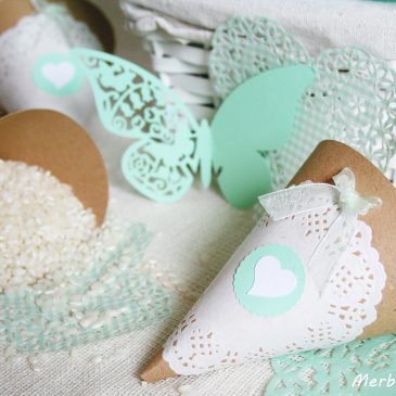 Detalles de boda: Mariposas y bengalas