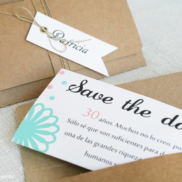 30 cumpleaños con aire vintage