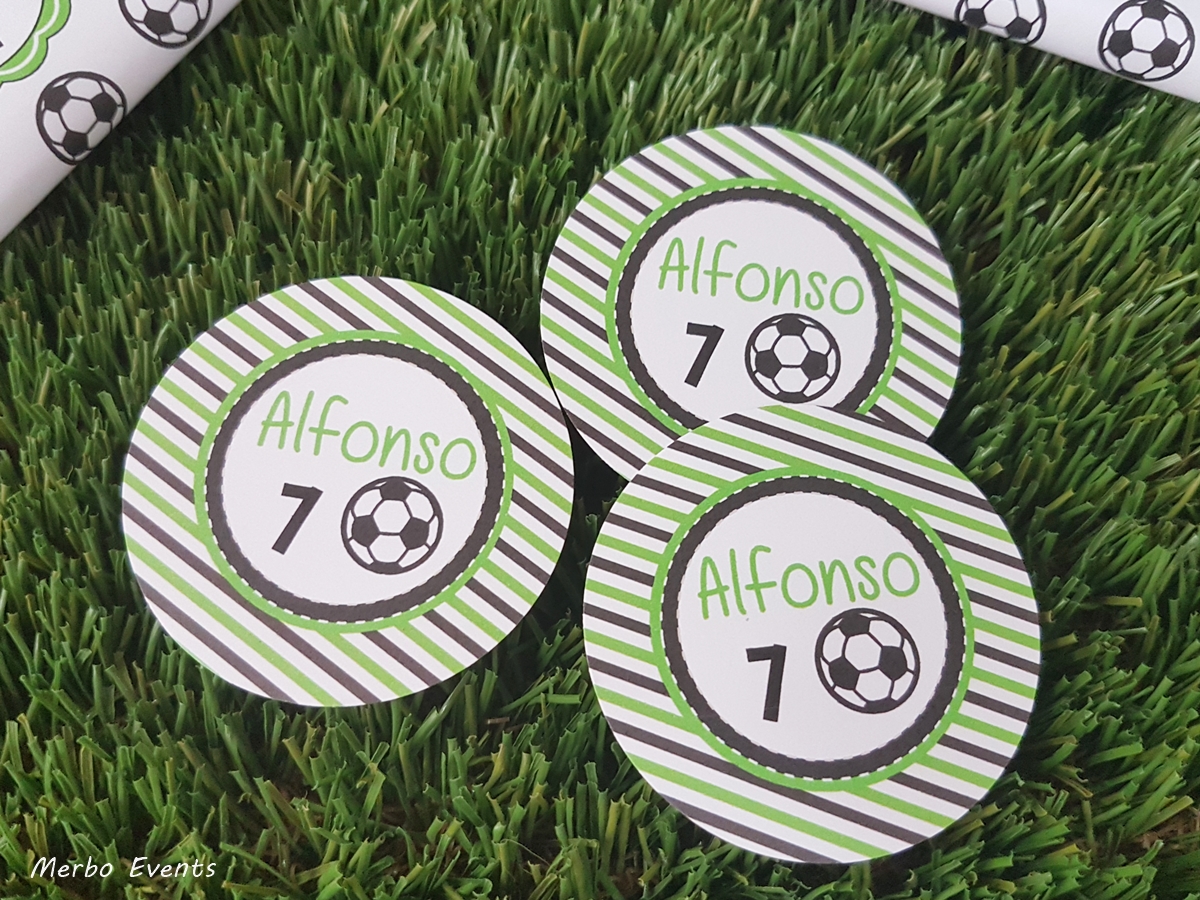 Kit decora tu "CANDY BAR" Fiesta Fútbol Merbo Events