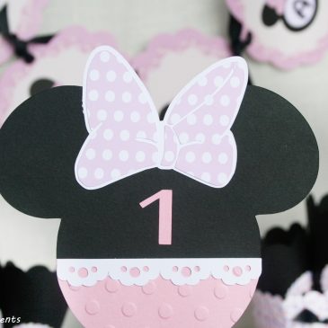 Minnie Mouse para el primer cumpleaños de Estefania.
